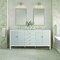 James Martin Vanities 72'' Double Vanity, Bright White w/ 3 CM Eternal Jasmine Pearl Quartz Top 485-V72-BW-3EJP - alternate 2